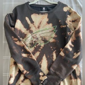 Philadelphia eagles bedazzled sweatshirt